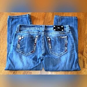 Miss Me Women's Capri Blue Jeans Size 30